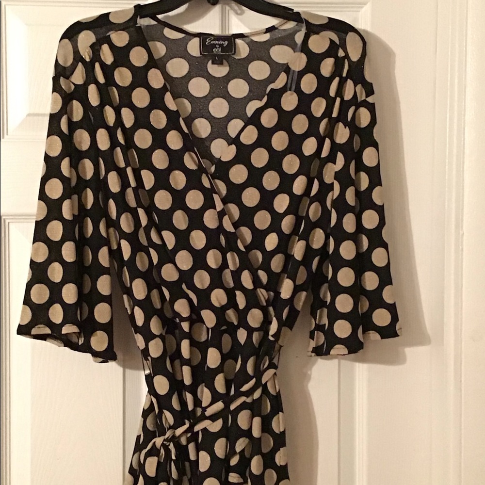 Sparkly black and gold Blouse